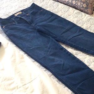 Madewell mid rise stovepipe style jeans